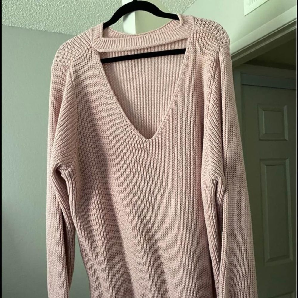 Boohoo Blush pink sweater